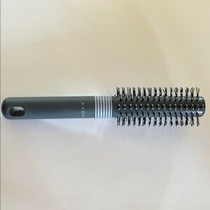 Vtg 90s Avon Techniques Hair Styling Tool Round Brush Ball Tip Gray & Black